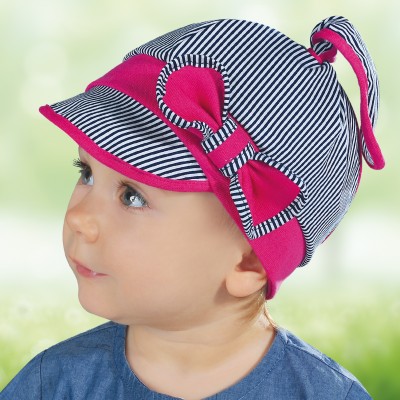 Dievčenské čiapky - letné - model - 395 - 50 cm